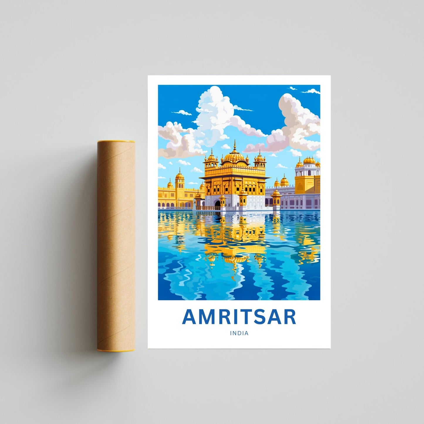 Amritsar Travel Poster