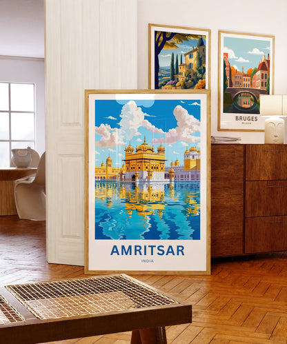 Amritsar Travel Poster