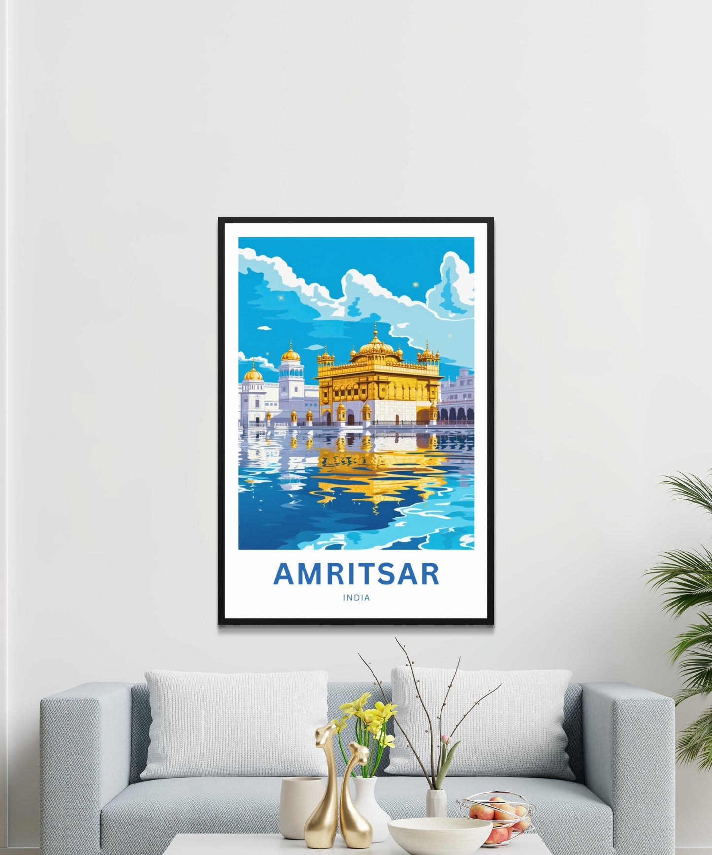 Amritsar Travel Poster