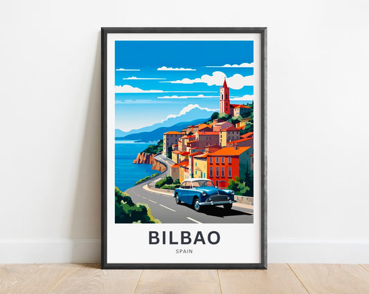 Bilbao Travel Poster