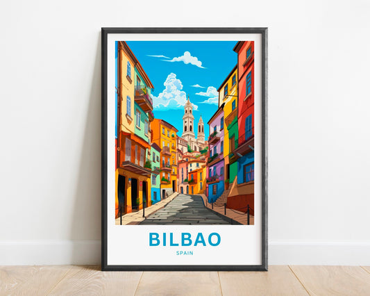 Bilbao Travel Poster