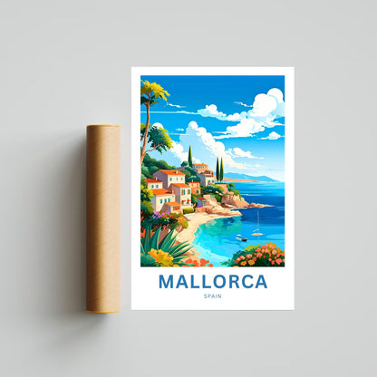 Mallorca Travel Poster