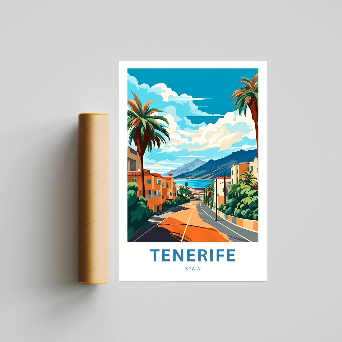 Tenerife Travel Poster