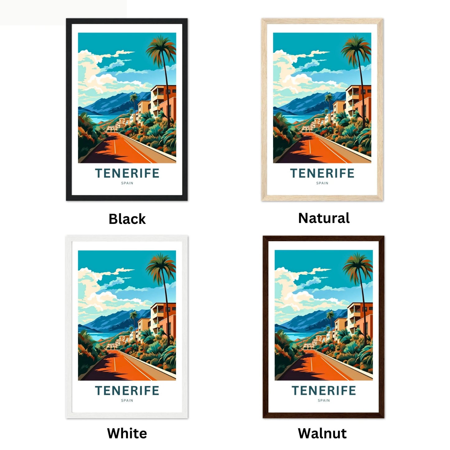 Tenerife Travel Poster