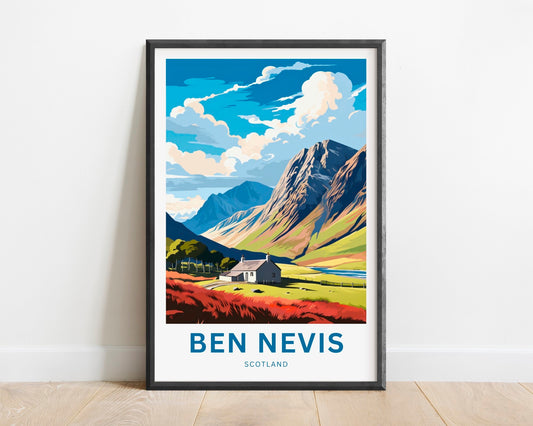 Ben Nevis Travel Poster