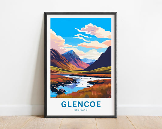 Glencoe Travel Poster