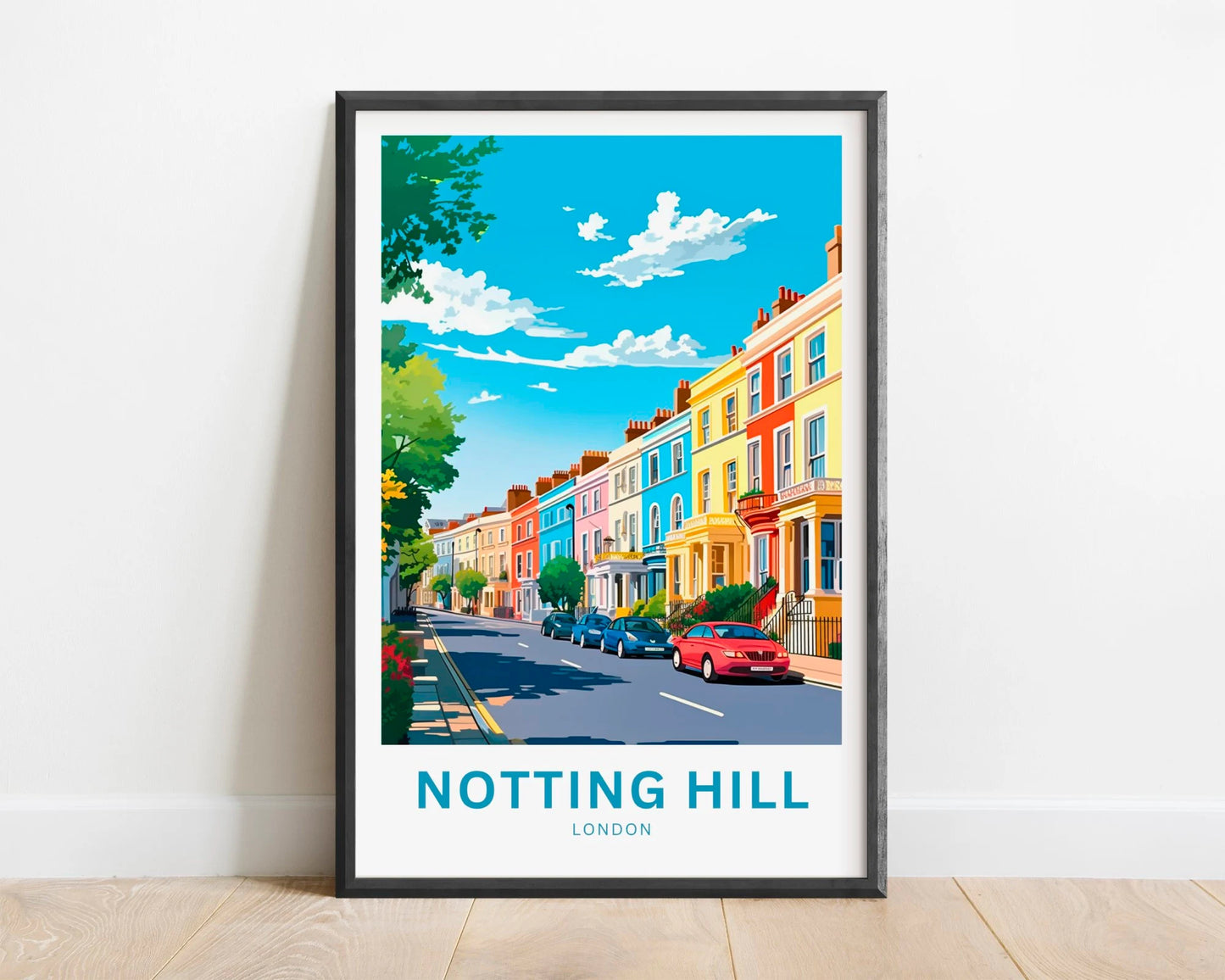 Notting Hill  Travel Poster