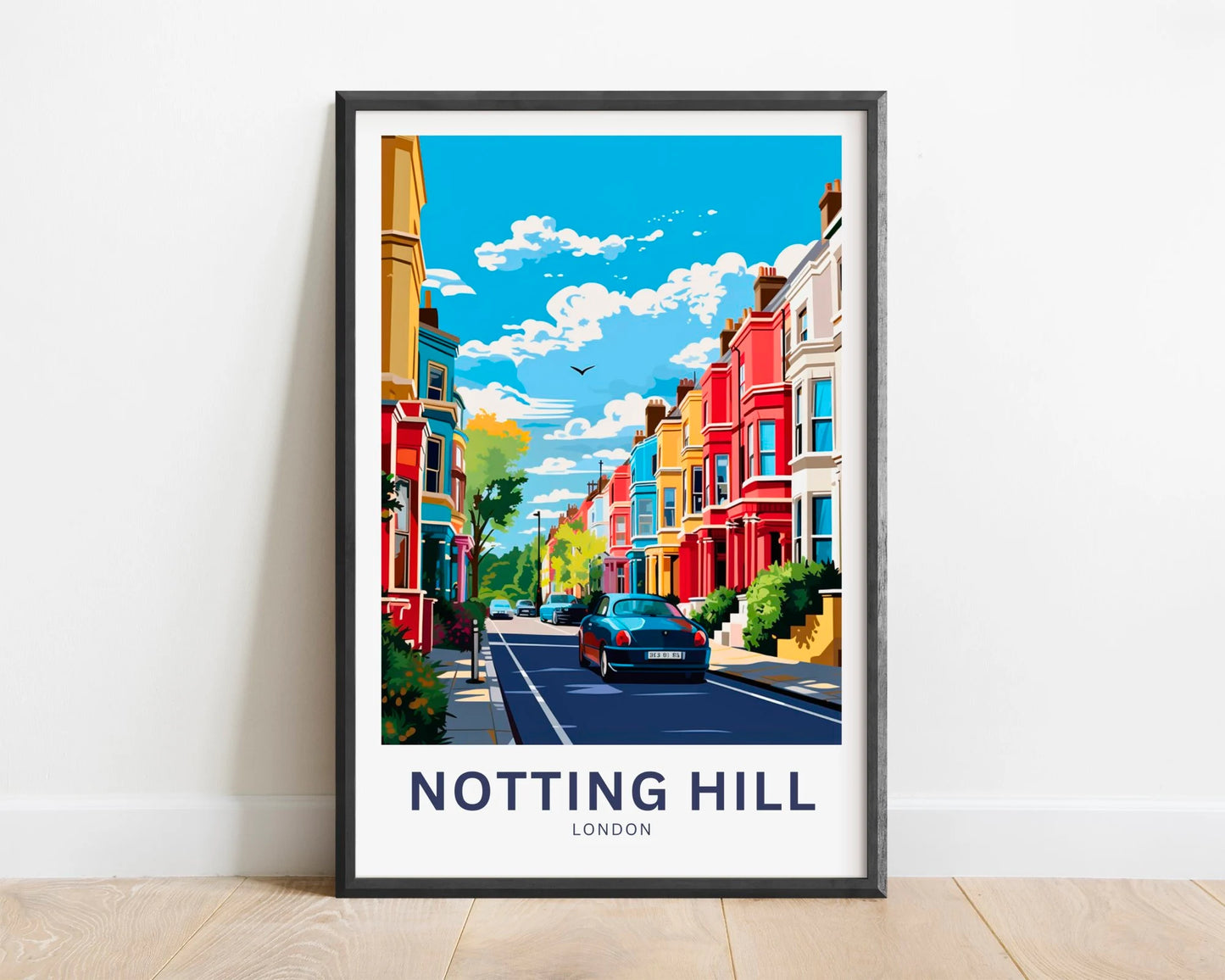 Notting Hill  Travel Poster