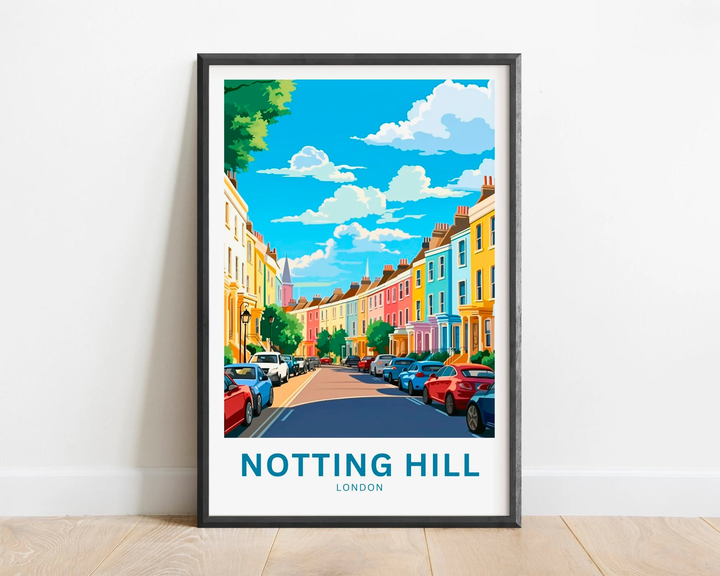 Notting Hill  Travel Poster