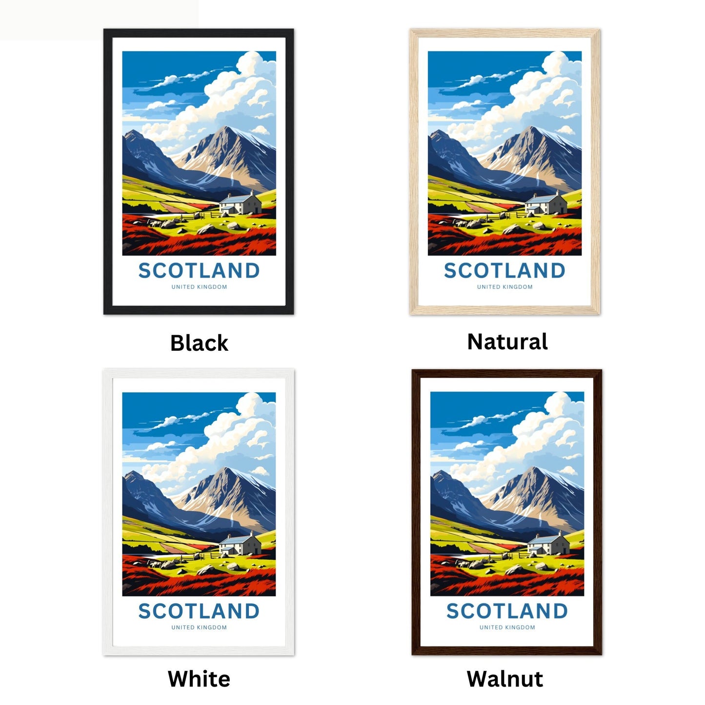 Scotland Travel Poster