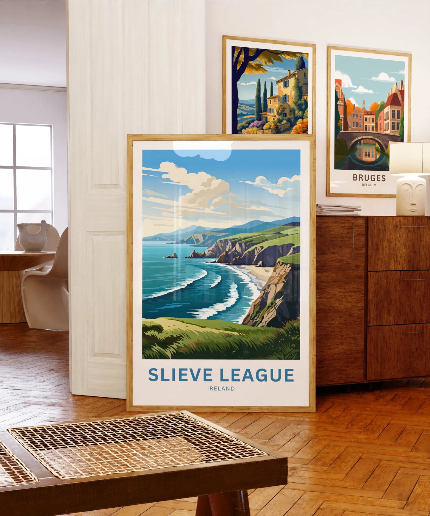 Slieve League Travel Poster