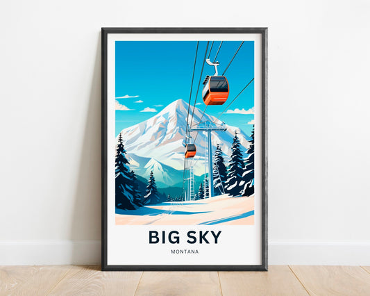 Big Sky Travel Poster