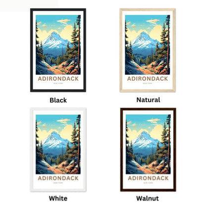 Adirondack Travel Print - Wilderness Adventure