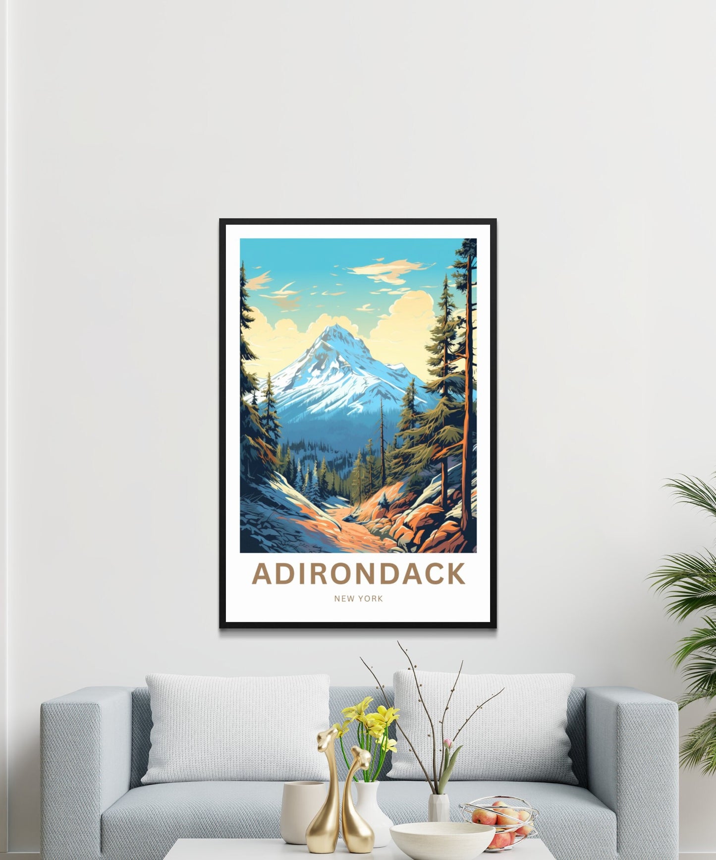 Adirondack Travel Print - Wilderness Adventure