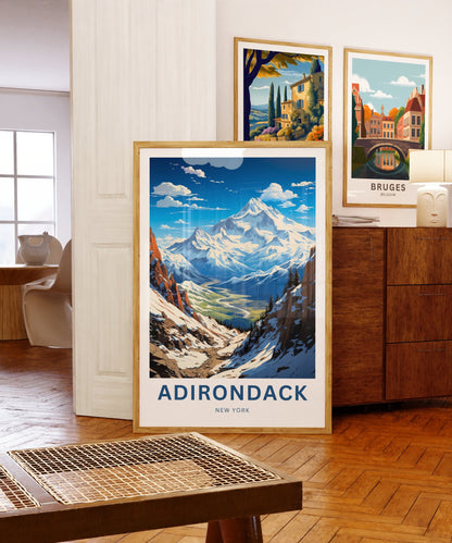 Adirondack Travel Print - Mountain Majesty