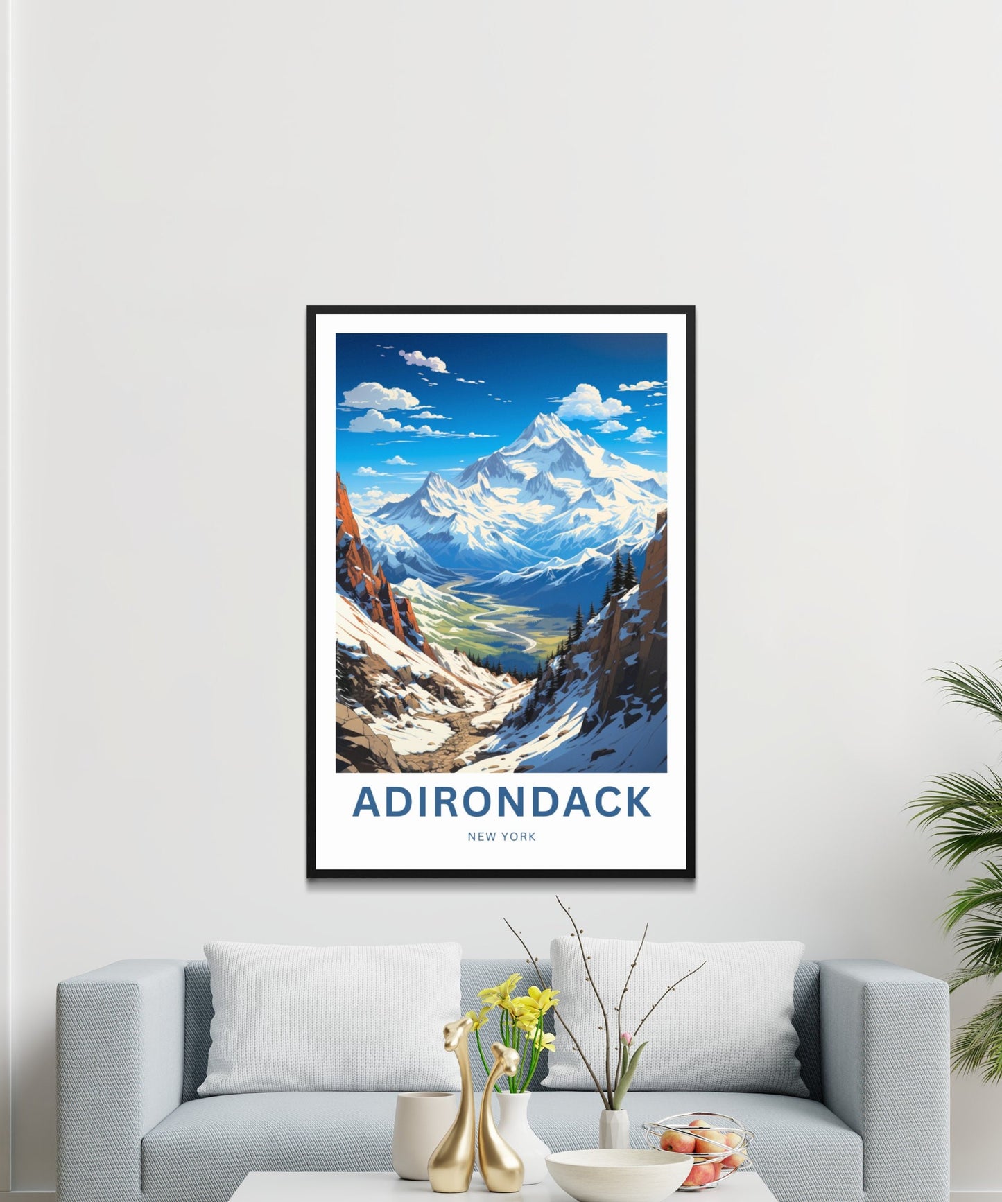 Adirondack Travel Print - Mountain Majesty