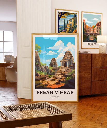 Preah Vihear Travel Poster