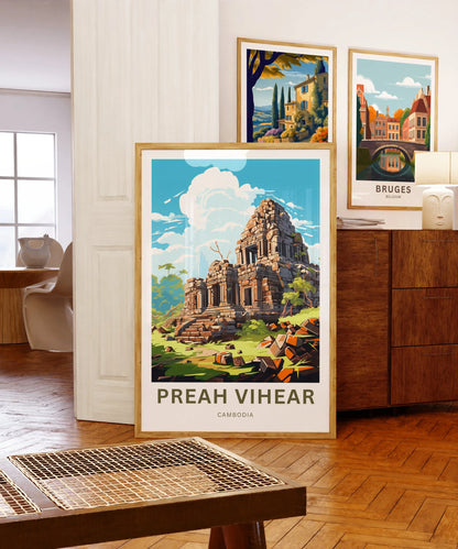 Preah Vihear Travel Poster