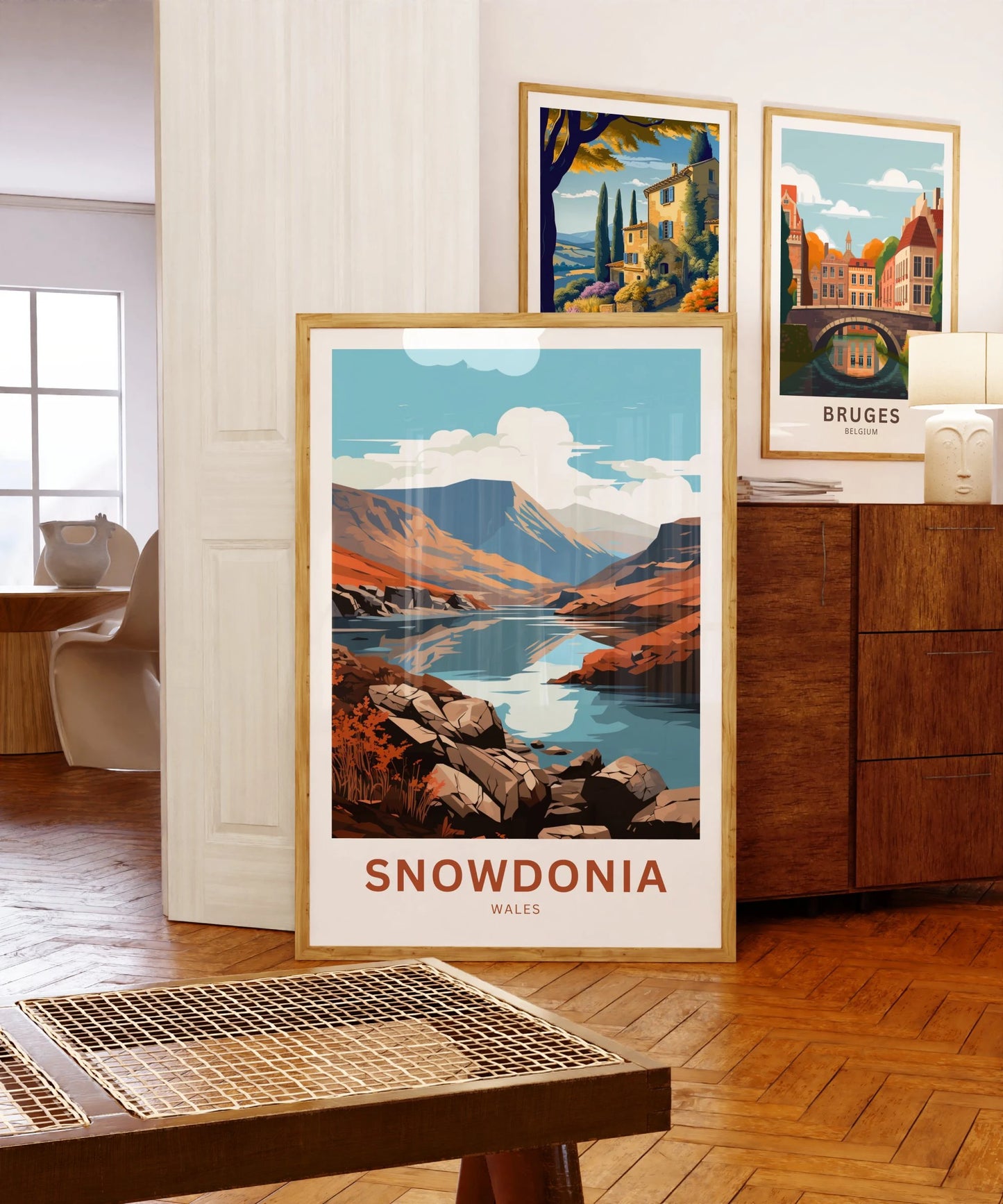 Snowdonia Travel Poster