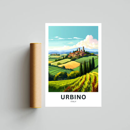 Urbino Travel Poster