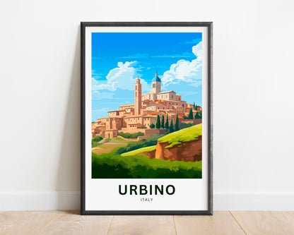 Urbino Travel Poster