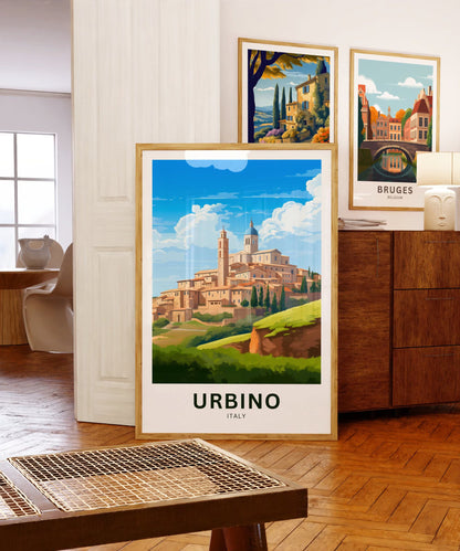 Urbino Travel Poster