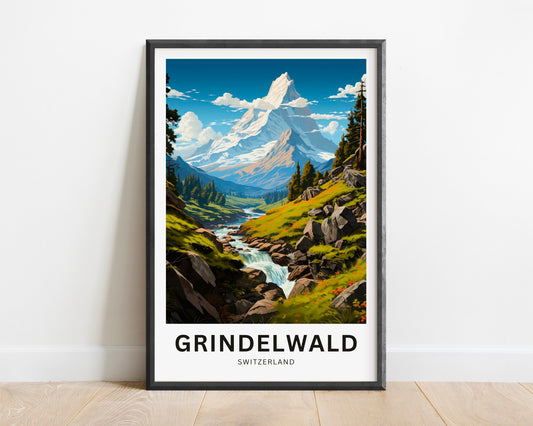 Grindelwald Travel Poster