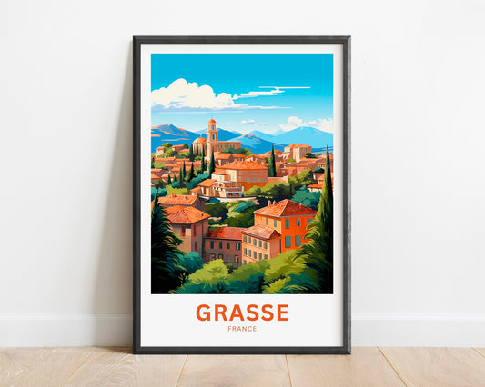 Grasse Travel Poster