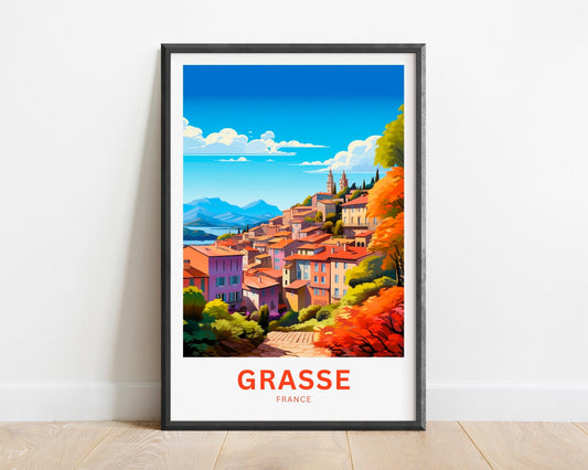 Grasse Travel Poster
