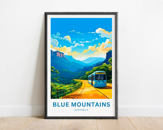 Blue Mountains Travel Poster