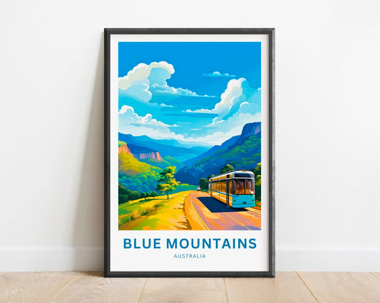 Blue Mountains Travel Poster