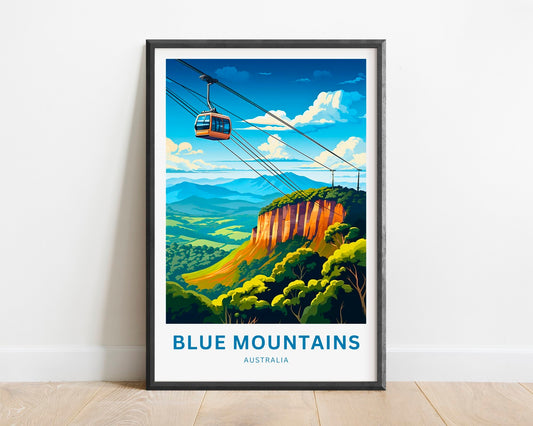 Blue Mountains Travel Poster