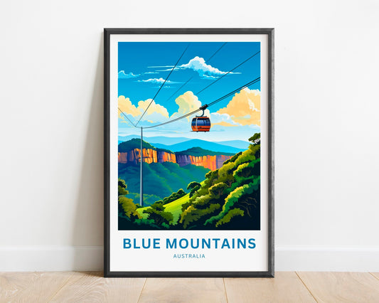 Blue Mountains Travel Poster
