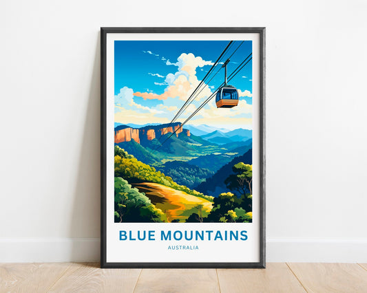 Blue Mountains Travel Poster