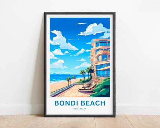 Bondi Beach Travel Poster