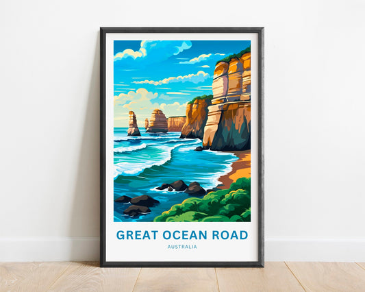 Great Ocean Road Travel Poster