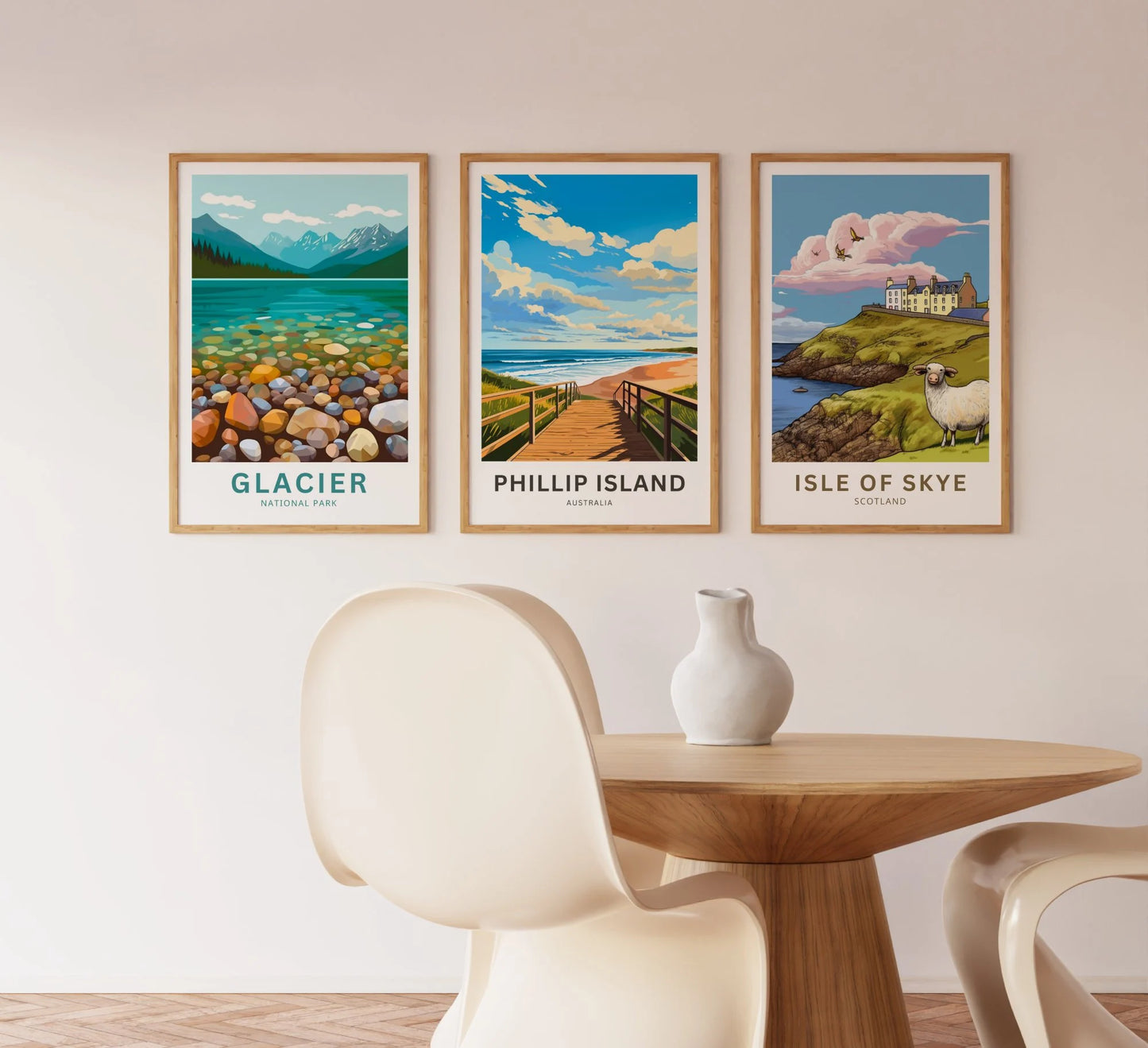 Phillip Island Travel Poster