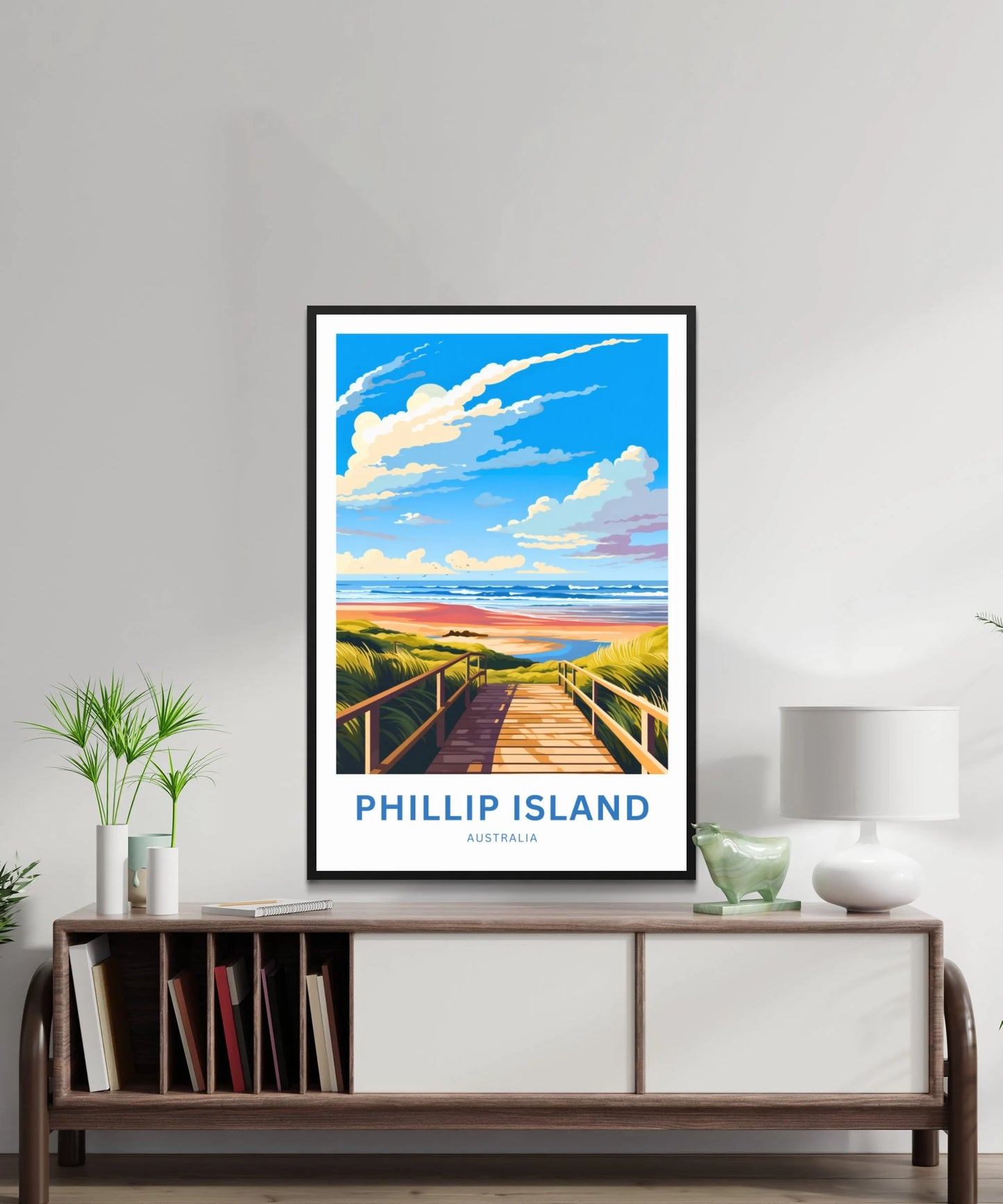 Phillip Island Travel Poster