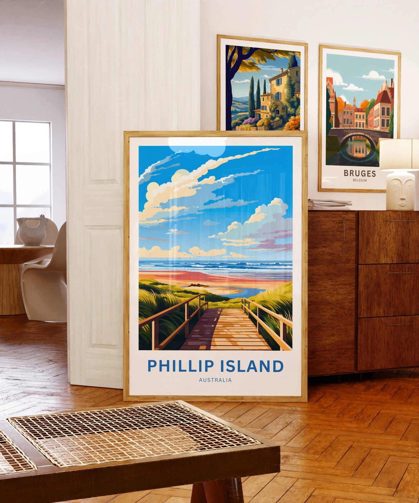 Phillip Island Travel Poster