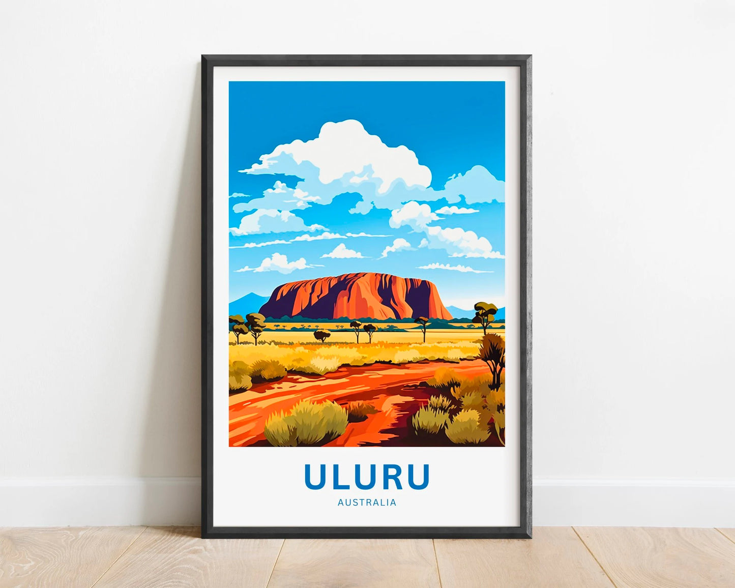 Uluru Travel Poster