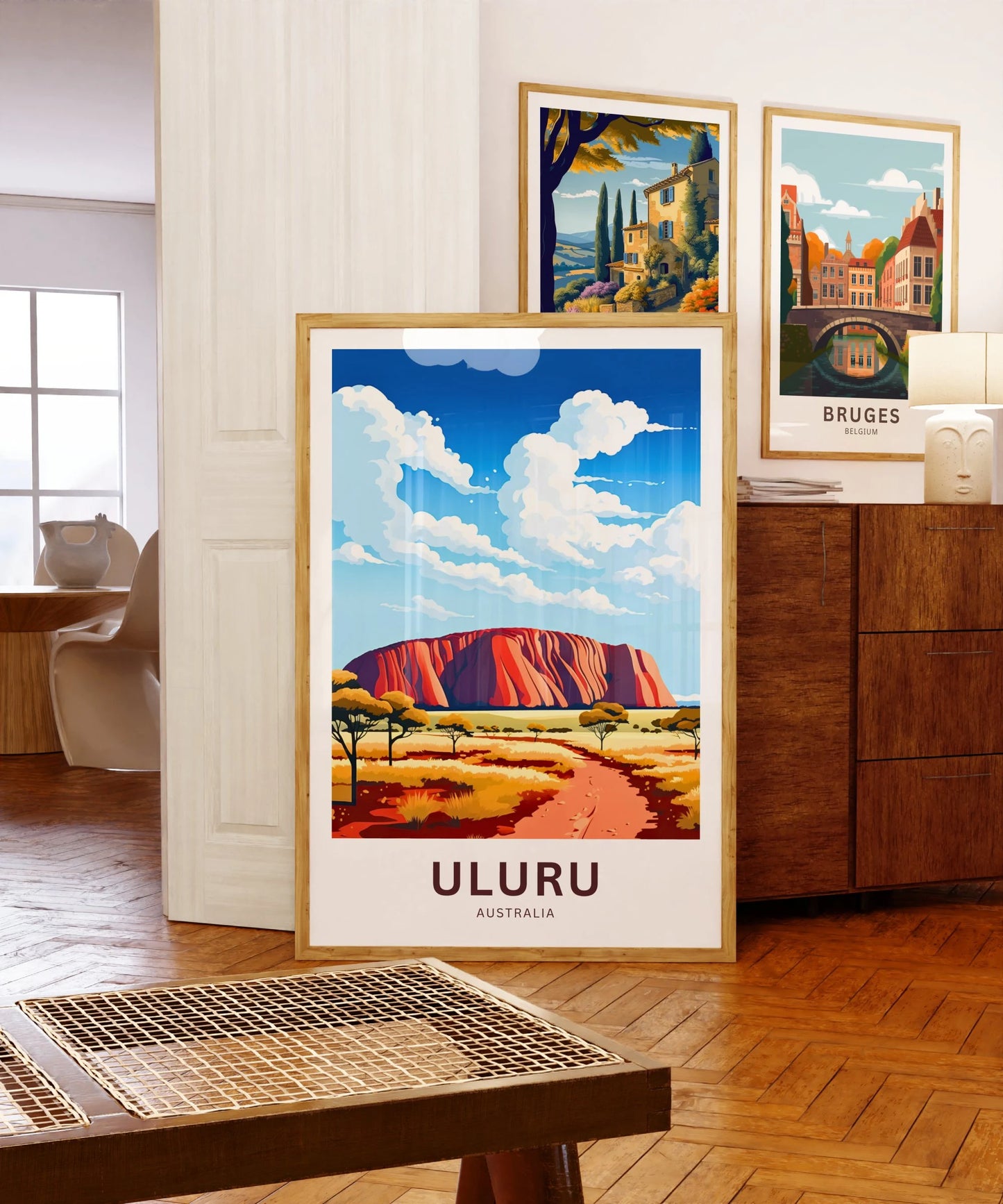 Uluru Travel Poster