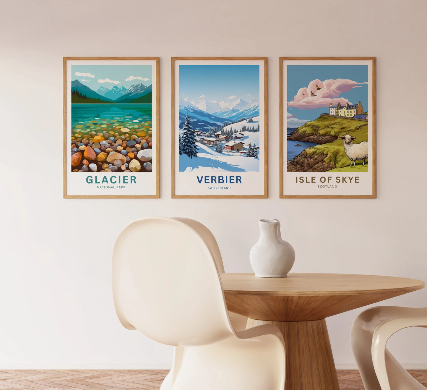 Verbier Travel Poster