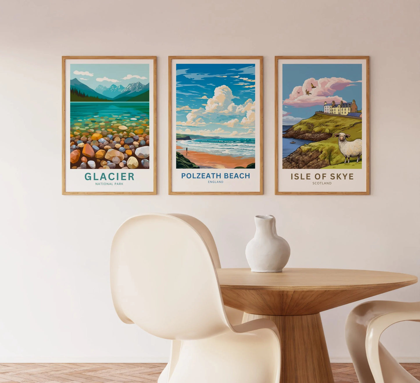 Polzeath Beach Travel Poster