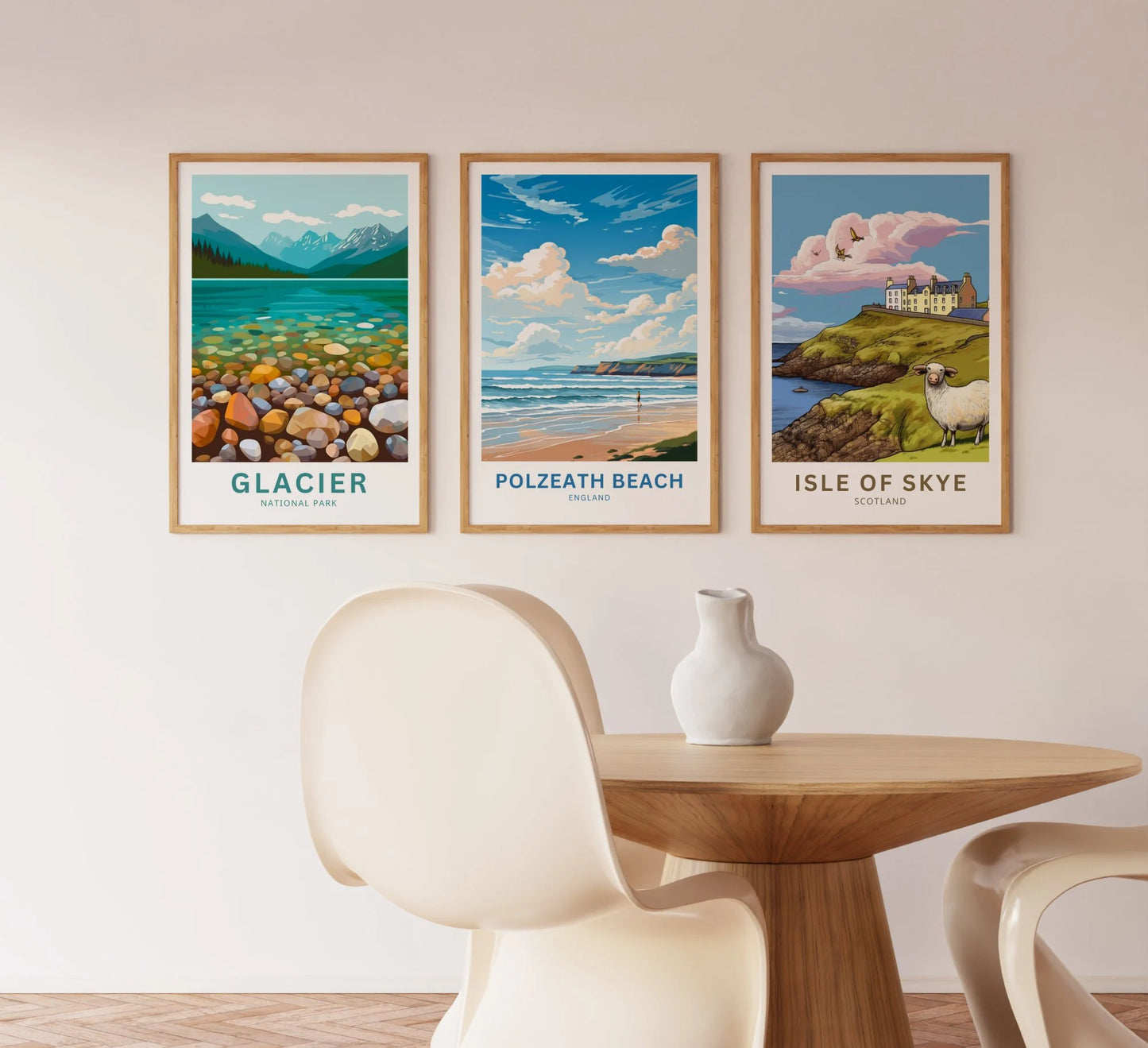 Polzeath Beach Travel Poster