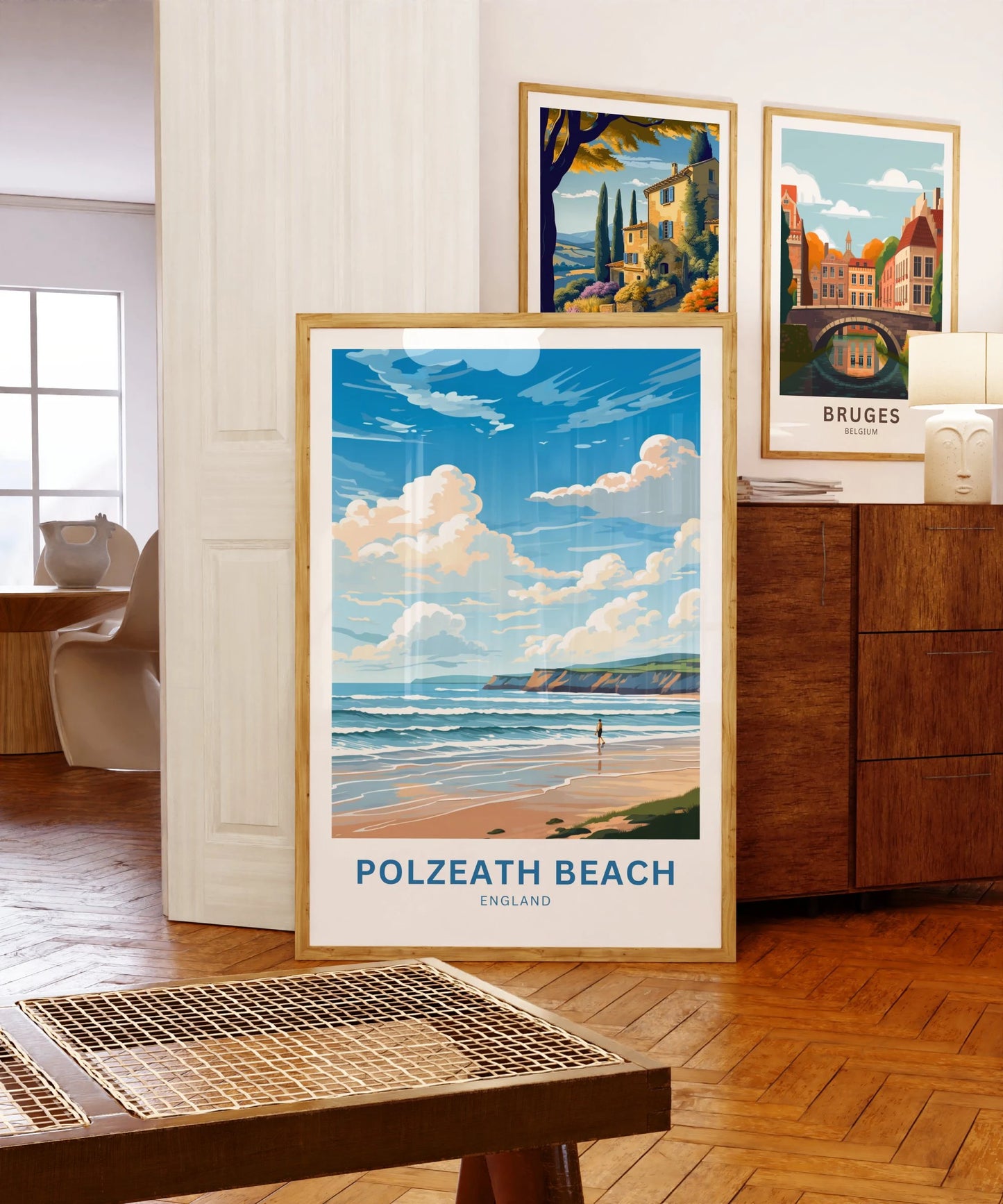 Polzeath Beach Travel Poster