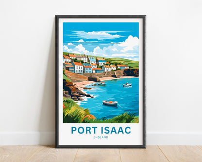 Port Isaac Travel Poster