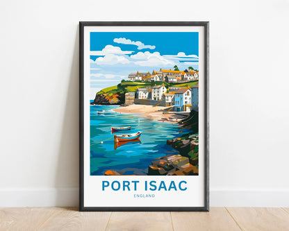 Port Isaac Travel Poster