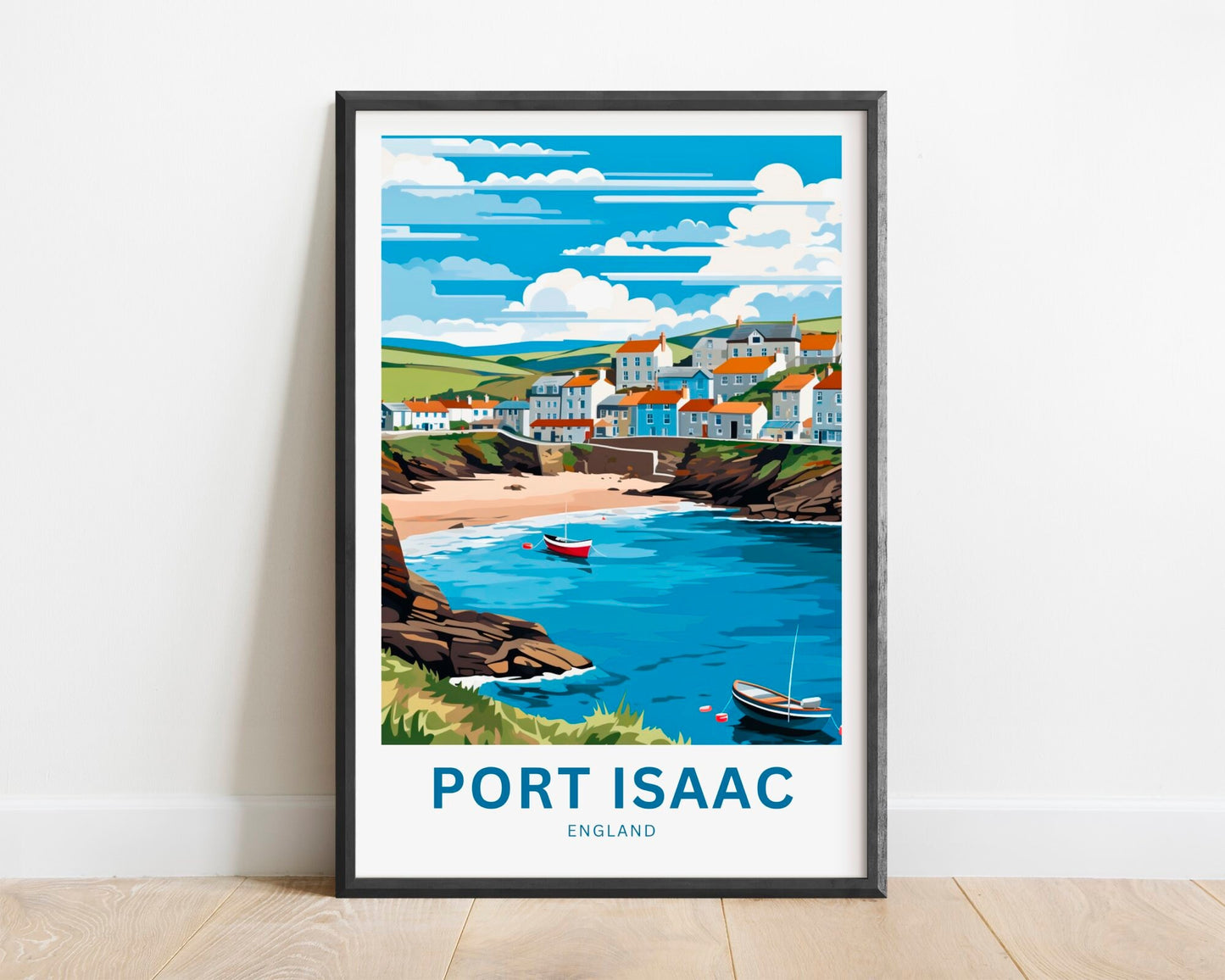 Port Isaac Travel Poster