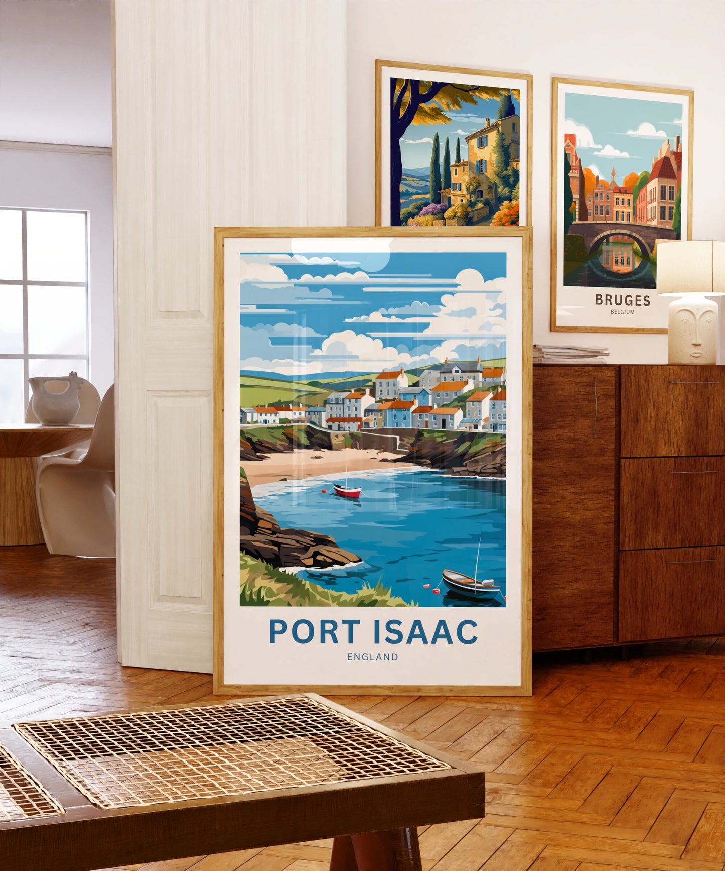 Port Isaac Travel Poster