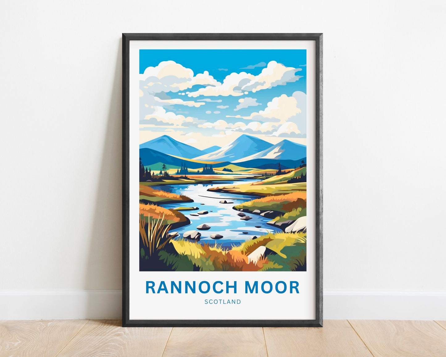 Rannoch Moor Travel Poster